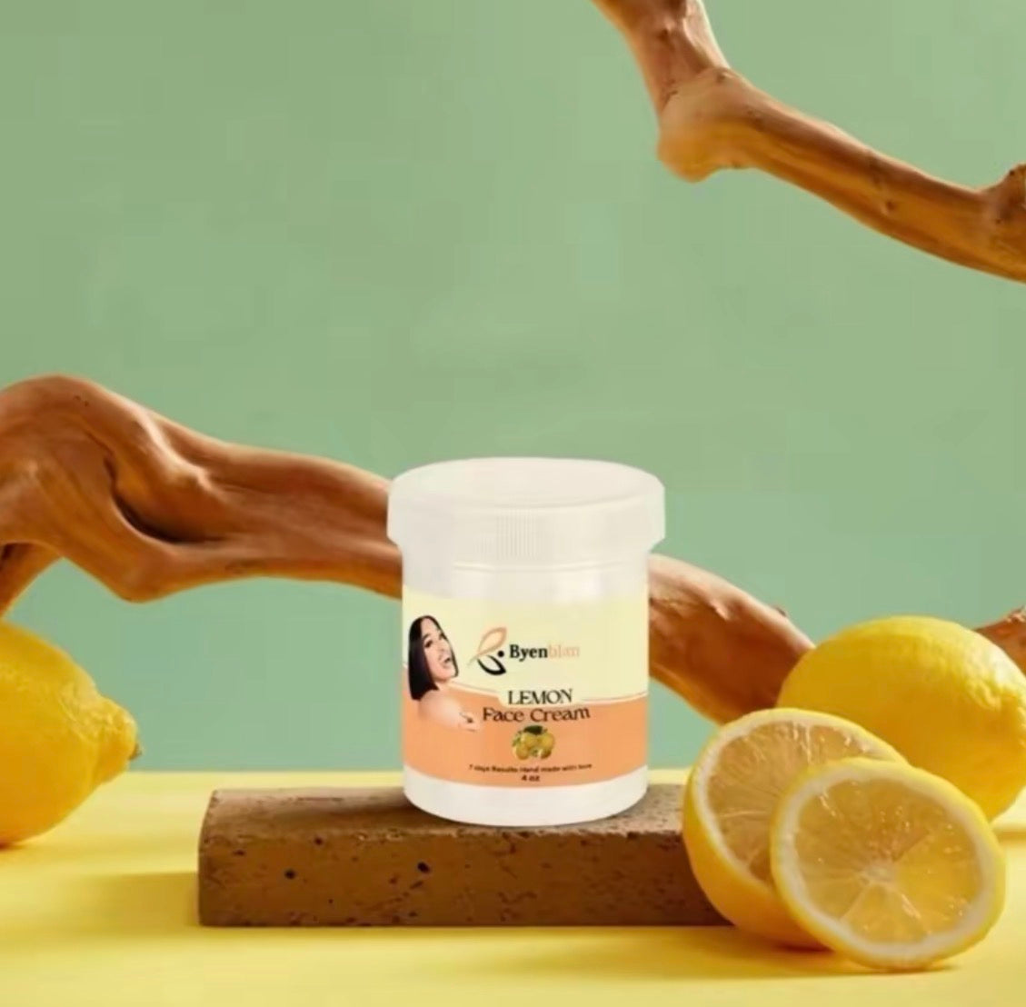 Lemon face cream