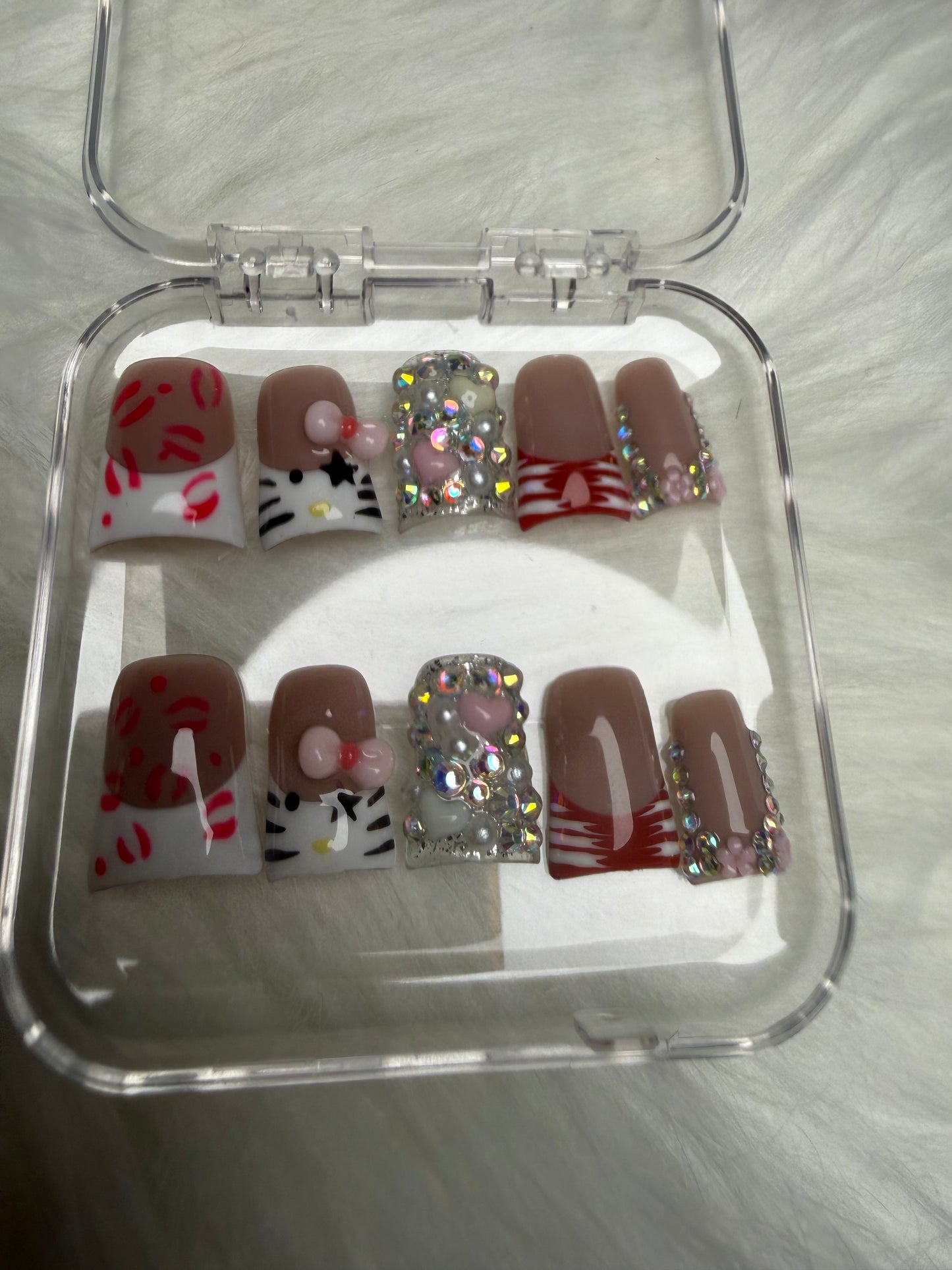 faux ongles en forme de canard