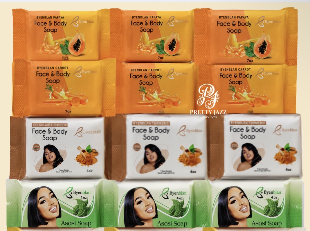 Byenblan 12-Piece mix 7oz heart shape soap