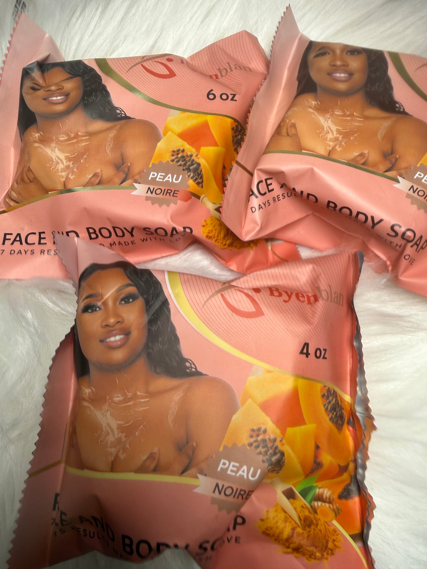 Savon 3 pièces "Byen blan"