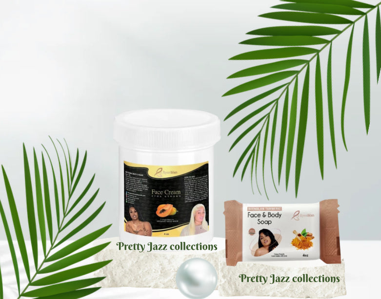Ensemble dissolvant de taches brunes au curcuma et savon