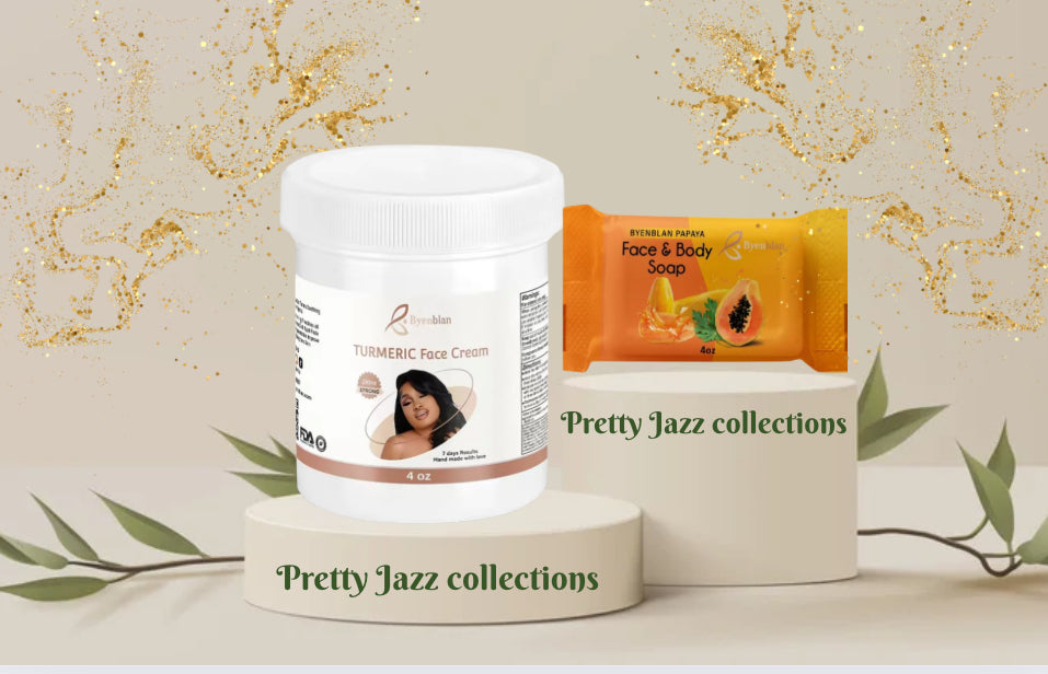 Ensemble dissolvant de taches brunes au curcuma et savon