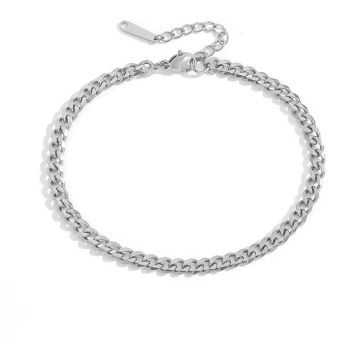Gold Cuban Link Anklet