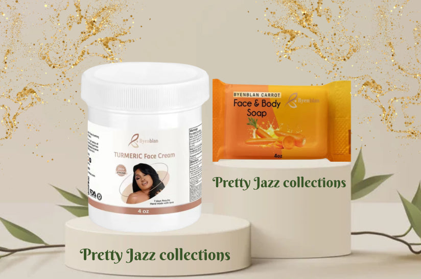 Ensemble dissolvant de taches brunes au curcuma et savon