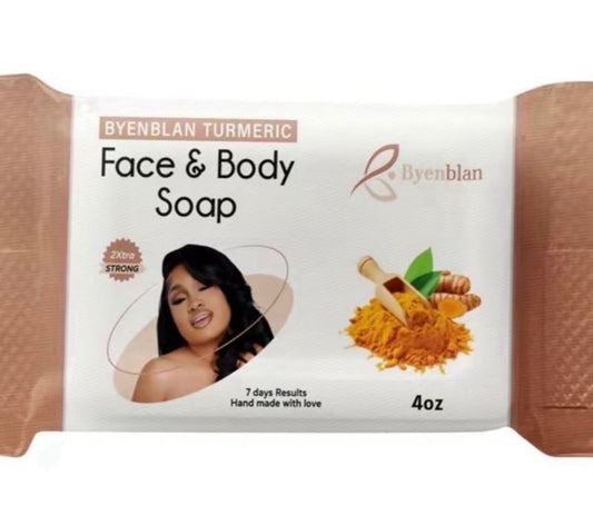 Byen blan face and body soap