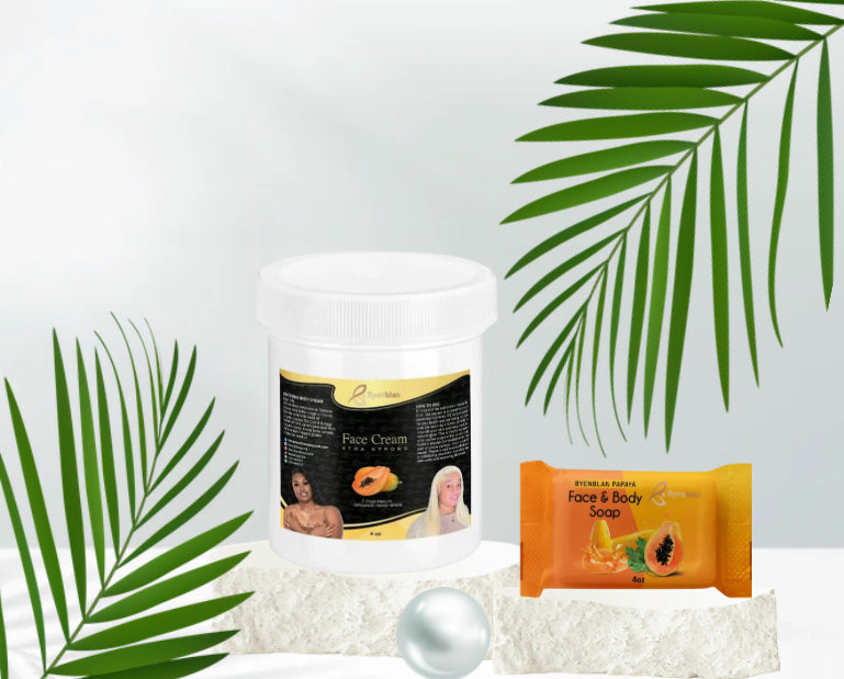 Ensemble dissolvant de taches brunes au curcuma et savon