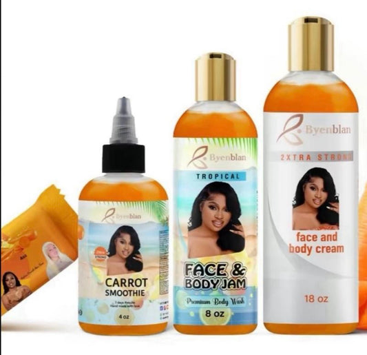 Byen blan carrot cream set